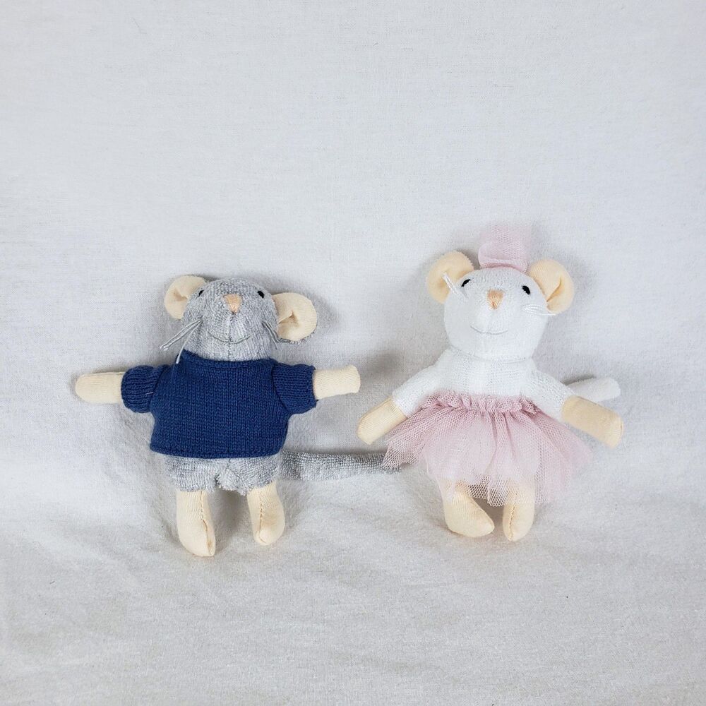 Sam and Julia Mice Plush Ella Ballerina from The Mouse Mansion 4.5"